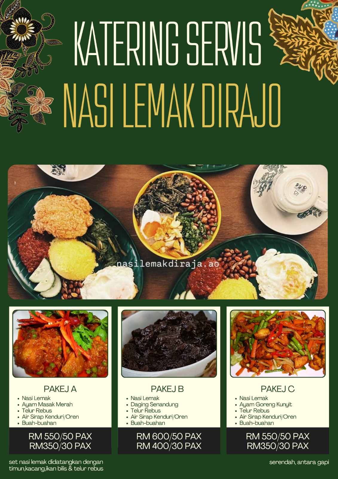 Katering Nasi Lemak Dirajo